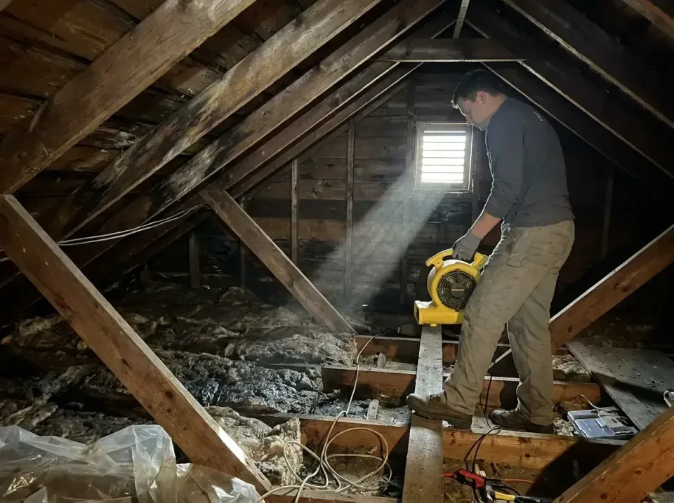 attic-water-damage-drying-proc-007 — frequently asked questions, Emergency Water Extraction & 24/7 Flood Response in New Lex…